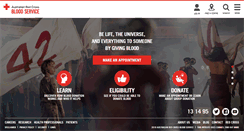 Desktop Screenshot of donateblood.com.au